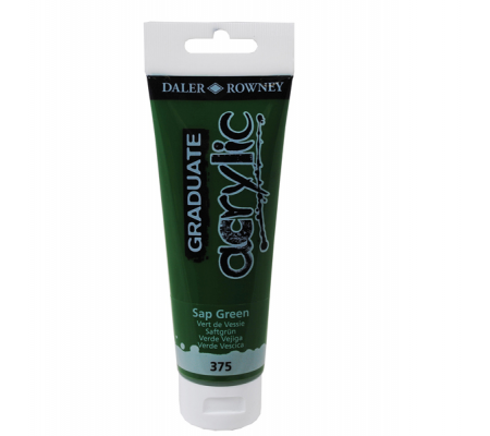 Colore acrilico fine Graduate - 120 ml - verde vescica - Daler Rowney - D123120375 - 5011386062723 - DMwebShop