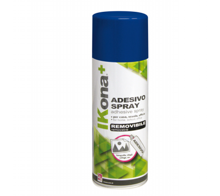 Adesivo spray - rimovibile - 400 ml - Ikona+ - T113 - 8004957030525 - DMwebShop