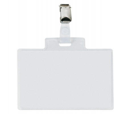 Portanome Pass 4E - 11 x 7 cm - metallo con clip - conf. 10 pezzi - Sei Rota - 318415 - 8004972028705 - DMwebShop