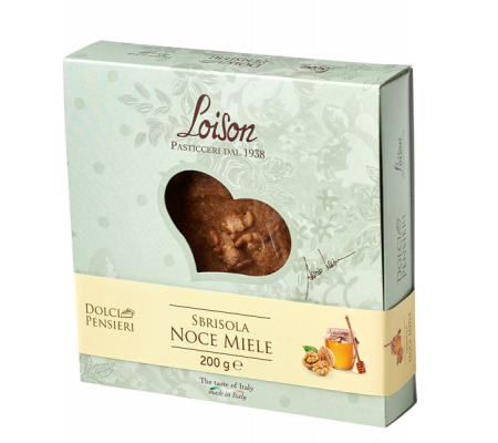 Torta sbrisola noce miele - 200 gr - Loison - 533 - 533102347115250131 - DMwebShop