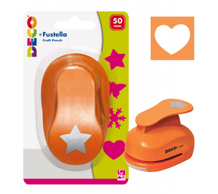 Fustella - motivo cuore - dimensione sagoma 50 mm - Deco - 11162/3 - 8004957111644 - DMwebShop