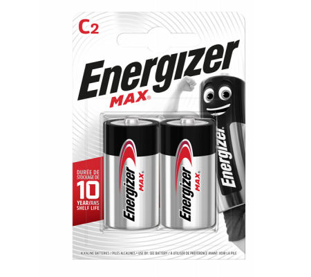 Pile C mezza torcia - 1,5 V - Max - blister 2 pezzi - Energizer - E301533200 - 7638900426809 - DMwebShop