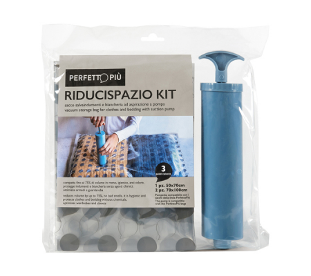 Riducispazio - conf. 3 sacchi e aspiratore - Perfetto - 16603 - 8052474166036 - DMwebShop