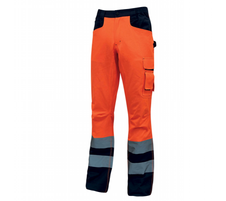 Pantalone invernale alta visibilita' Beacon - arancio fluo - taglia XL - U-power - HL156OF-XL - 8033546385364 - DMwebShop