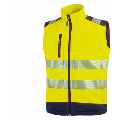 Gilet alta visibilta' Softshell Dany - taglia L - giallo fluo - U-power - HL173YF-L - 8033546410127 - DMwebShop