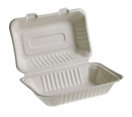 Vaschette Sandwich Take Away Bio - 23 x 15 cm - conf. 50 pezzi - Leone - Q2023 - 8024112120236 - DMwebShop