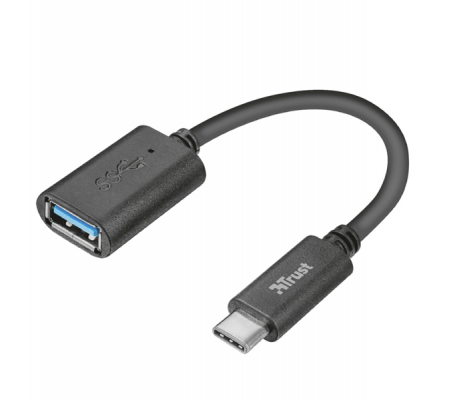 Convertitore da USB-C a USB 3.1 gen 1 - nero - Trust - 20967 - 8713439209679 - DMwebShop