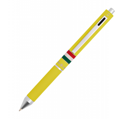 Penna a sfera a scatto multifunzione - fusto giallo gommato Italia - Osama - OD 1024ITG/1 G - 8007404242021 - DMwebShop