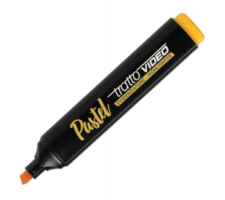 Evidenziatore Video pastel - punta a scalpello - da 1 - 5 mm - arancione mandarino - Tratto - 833503 - DMwebShop