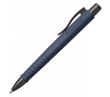 Penna a sfera a scatto Poly Ball - Punta 0,7 mm - fusto blu navy - Faber Castell - 241189 - 6933256643445 - DMwebShop