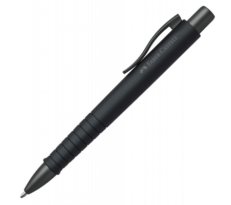 Penna a sfera a scatto Poly Ball - Punta 0,7 mm - fusto all black - Faber Castell - 241190 - 6933256634450 - DMwebShop