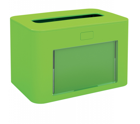 Dispenser personalizzabile - per tovaglioli interfogliati - verde - Papernet - 417198 - 8024929271985 - DMwebShop