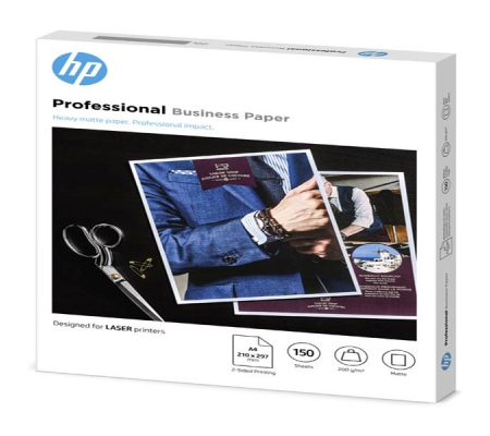 Confezione da 100 fogli carta fotografica opaca professionale - A4 - 210 x 297 mm - Hp - 7MV80A - 193905504886 - DMwebShop