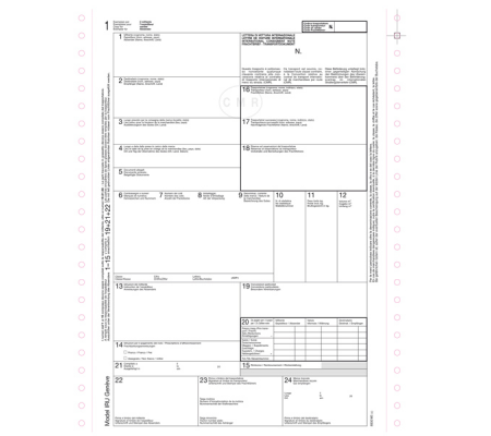 Lettera di vettura internazionale CMR MC - 12'' x 24 cm - 5 copie autoricalcanti - DU18930M500 - Data Ufficio - 8930M5000 - 8008842249320 - DMwebShop