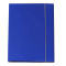 Cartellina con elastico - cartone plastificato - 3 lembi - 25 x 34 cm - blu - Queen Starline - OD0032LBXXXAE01 - 8025133106537 - DMwebShop