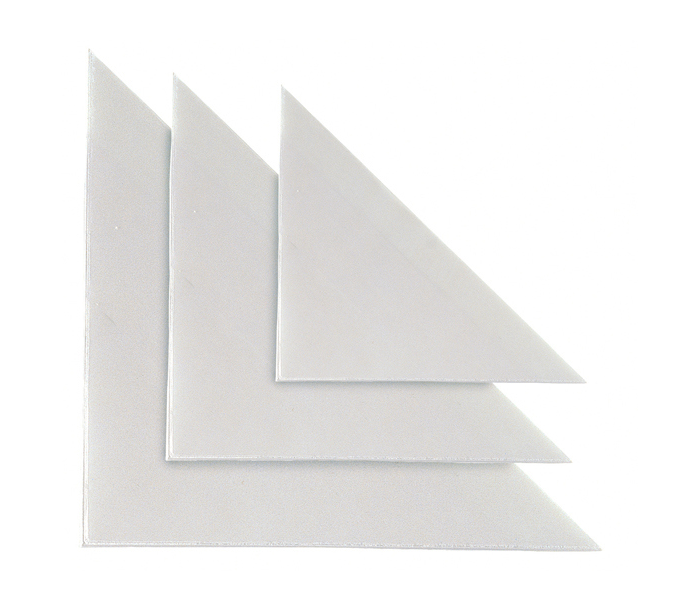 Busta autoadesiva TR 10 triangolare PVC - 10 x 10 cm - trasparente - conf.  10 pezzi - Sei Rota