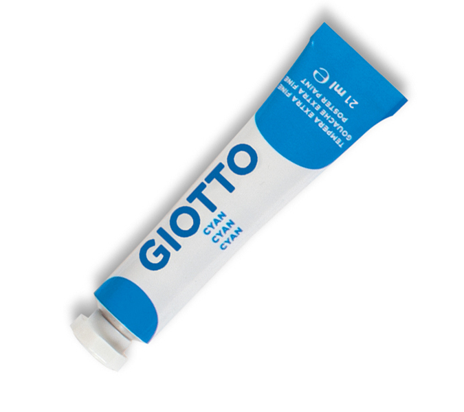 Tempera Tubo 7 - 21 ml - cyano - Giotto 35501500