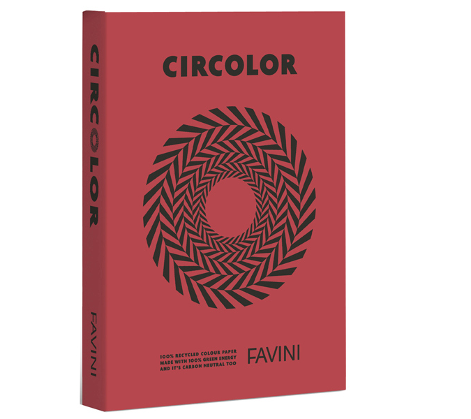 Carta Circolor - A4 - 80 gr - rosso - conf. 500 fogli - Favini A71C524