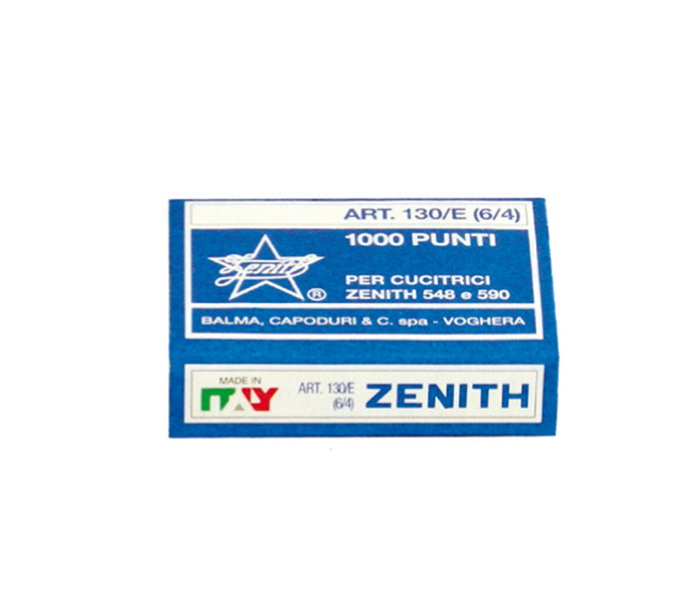 Zenith Punti Metallici Acciaio Naturale Art. 130/E (6/4) 1 Scatolina D –