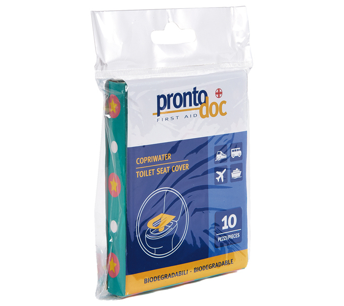 Copriwater - biodegradabile - Pronto Doc - conf. 10 pezzi - Prontodoc 4176