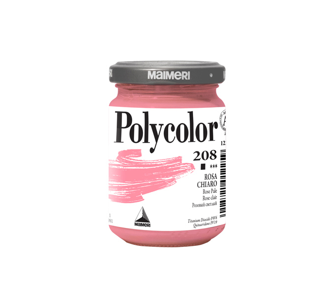 Colore vinilico Polycolor - 140 ml - rosa chiaro - Maimeri M1220208